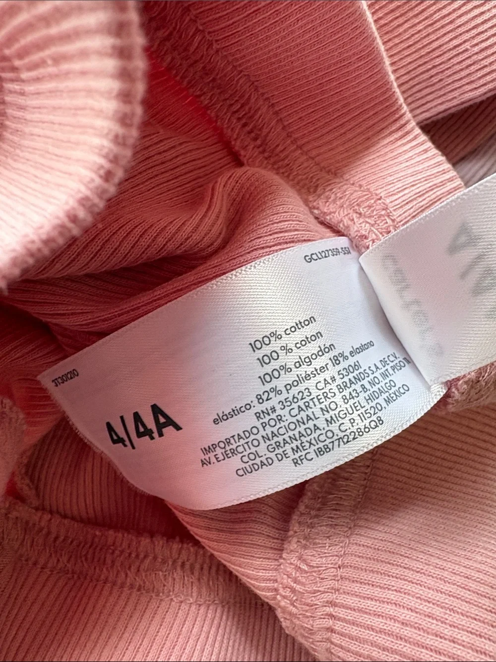 Carter’s Girls' Leggings Trio size 4